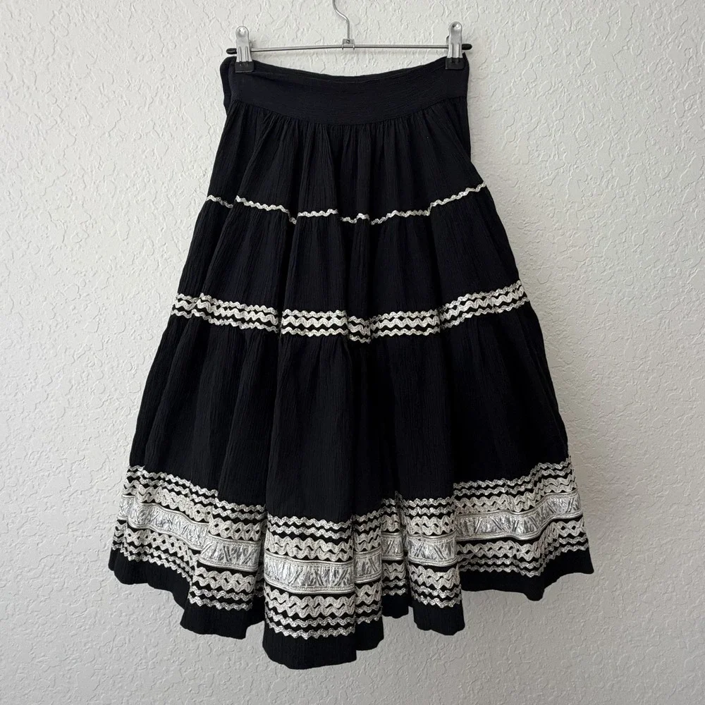 VTG 1950s Child's Patio Fiesta Dress Western Rodeo Square Dance Cosplay‎ Costume